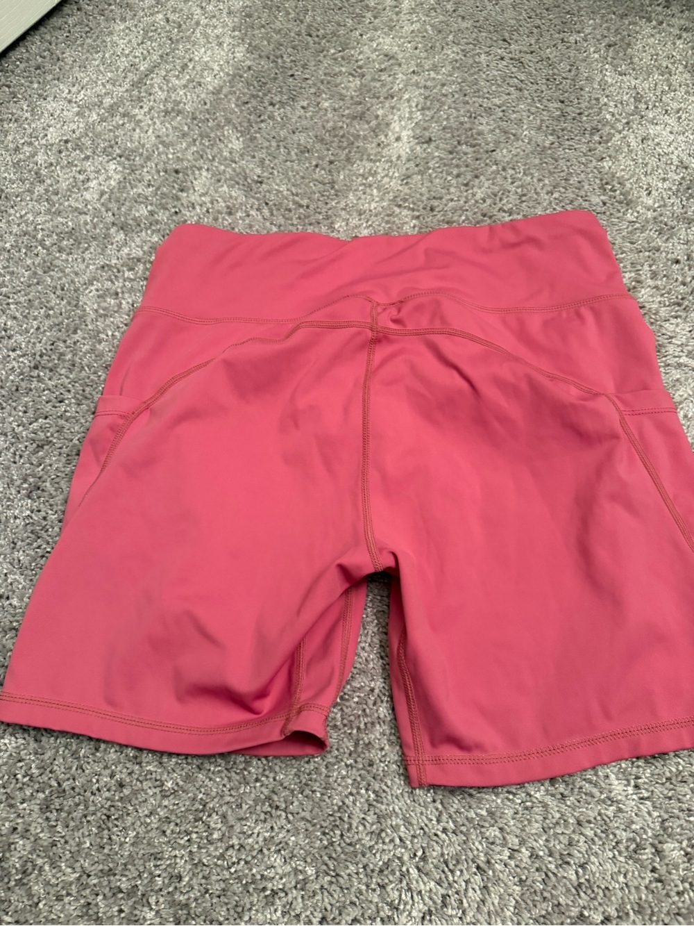 Women's High-Rise Coral Active Shorts